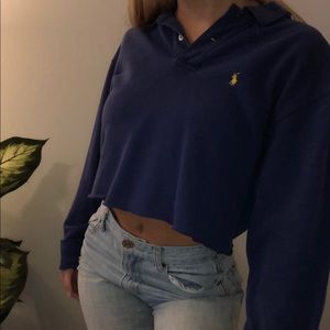 Cropped Polo Long Sleeve